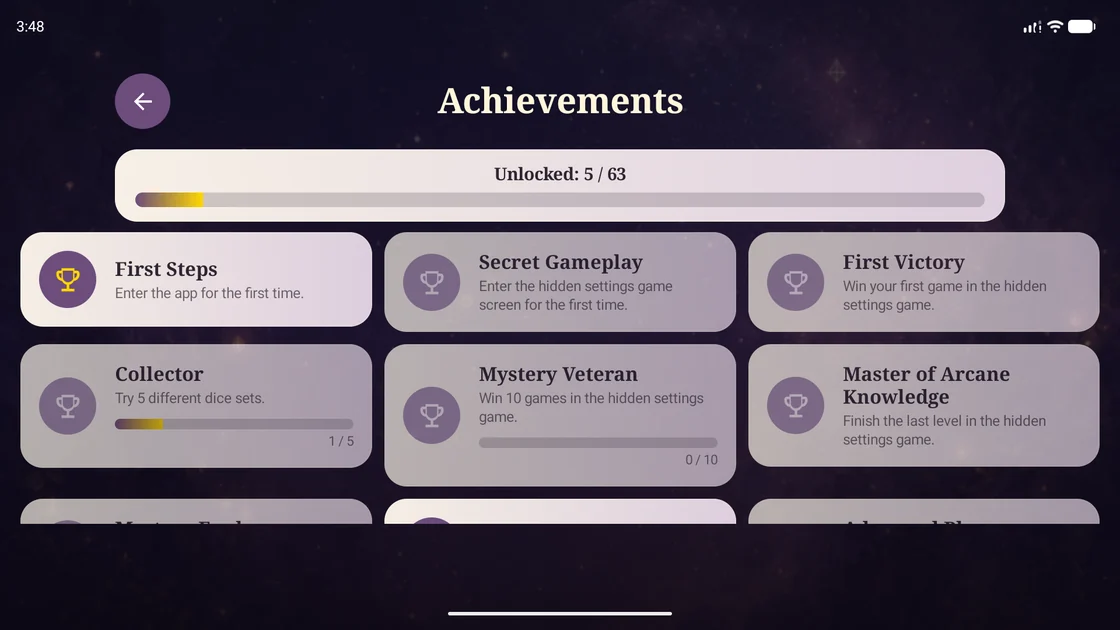 Achievements