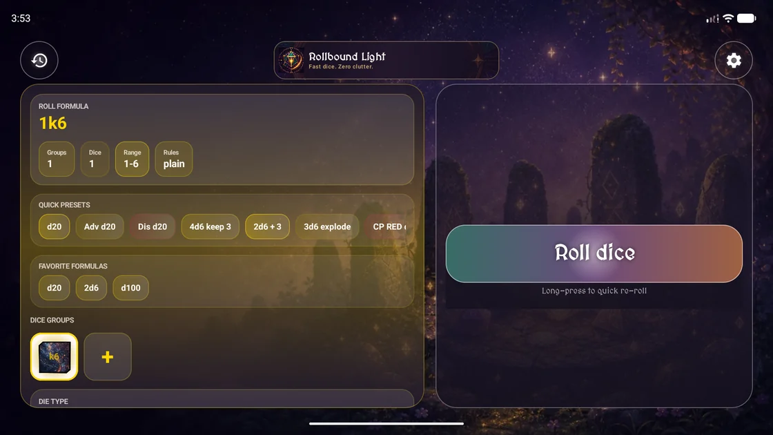 Quick roll