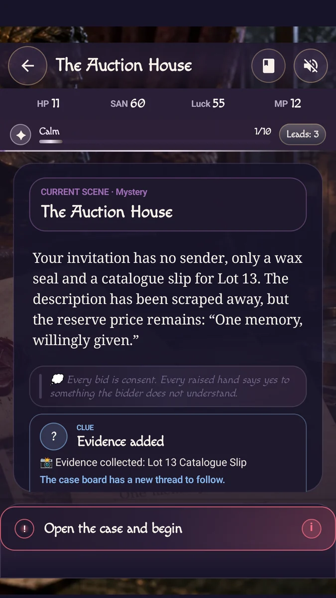 Solo adventure · beta