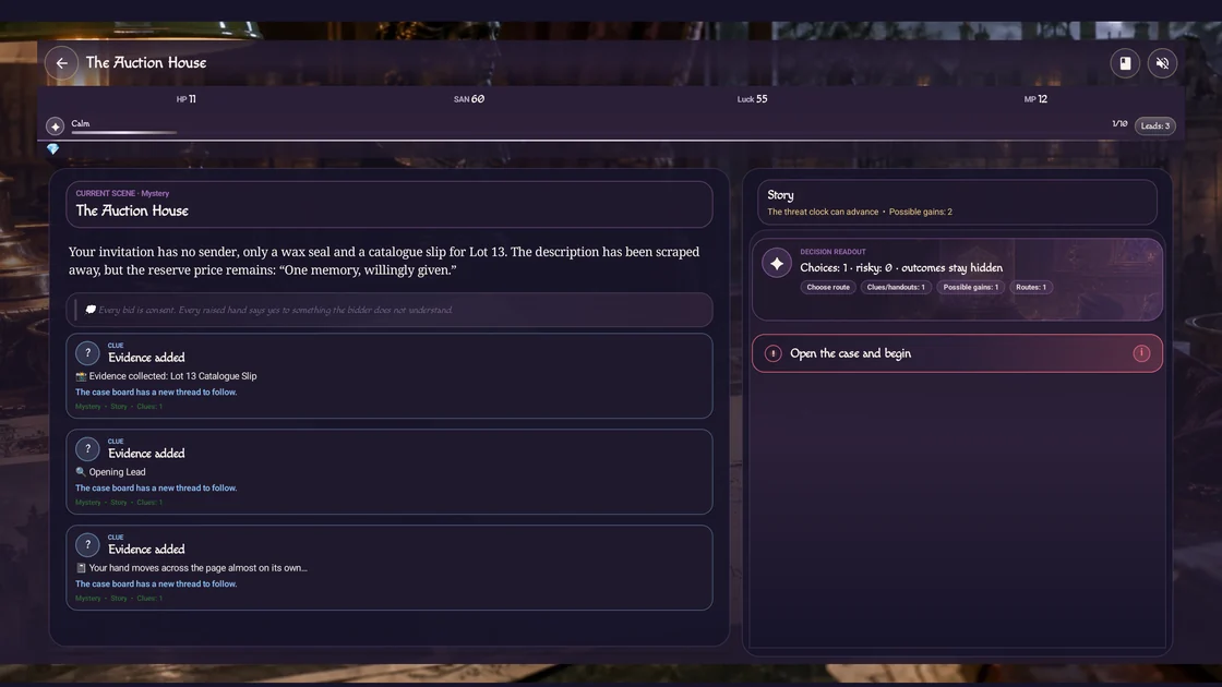 Solo adventure · beta